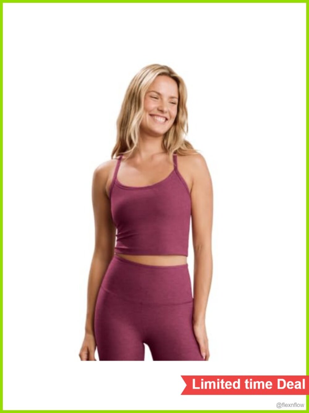 Beyond Yoga Spacedye Slim Racerback Cropped Tank Women's Athletic